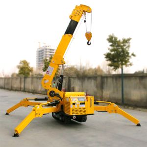 รถเครนตีนตะขาบขนาดเล็ก MDT S-107 3 ตัน ขับเคลื่อนด้วยไฟฟ้า/ดีเซล เครื่องยนต์ยันม่าร์ ควบคุมระยะไกล ยกสูงได้ 20 เมตร สำหรับงานเหมือง - Product Image 5