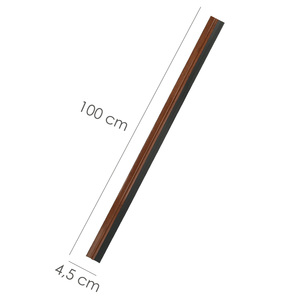 Sapelli PVC Door <b>Seal</b> with Rubber, 1 Meter - Product Image 2