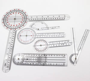 Set di righello in plastica misura ossea goniometro medico per fisioterapia - Product Image 5