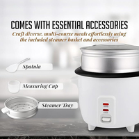 Mini-cuiseur à riz numérique intelligent multifonctionnel BM China avec cuve intérieure épaisse antiadhésive 1,8L 2L – Idéal pour dortoir et usage domestique