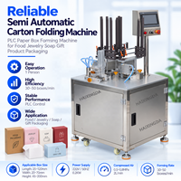 Machine de pliage de boîtes en carton semi-automatique à commande PLC pour l'emballage de bonbons, chocolats, thé et aliments – Fournisseur d'usine