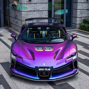 Film de protection PPF couleur 60x50 mat, rouleau PPF couleur en TPU satiné, métallique, basalt, satiné or, noir brillant, teinté, caméléon PPF - Product Image 1