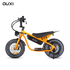 OUXI S73 Mini vélo électrique <span class=keywords><strong>Fat</strong></span> <span class=keywords><strong>Bike</strong></span> 14 pouces 36V 250W Batterie lithium-ion Cadre en alliage d'aluminium Double suspension Freins à disque hydrauliques - Product Image 2