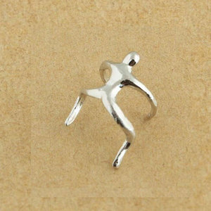 Wholesale Funny Humanoid <strong>Cartilage</strong> <strong>Earrings</strong> Punk C Shaped Ear <strong>Cuff</strong> <strong>Earrings</strong> Mini Silver Frog Clip on <strong>Earrings</strong> for Men - Product Image 5