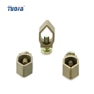 galvanic ground rod joint fittings locating copper earthing copperweld 58 carbon steel core clamp