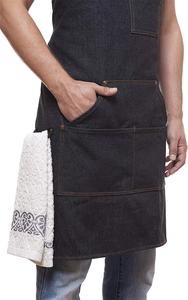 Wholesale Long Sleeve <strong>Personalised</strong> Bbq <strong>Aprons</strong> for Men, Customizable Vintage Jeans Barbeque <strong>Aprons</strong> for Restaurants - Product Image 6