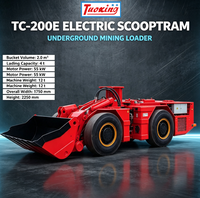 Chargeur souterrain LHD Tuoxing TC-200E, véhicule de transport minier, Scooptram électrique, 75 kW de puissance, économie d'énergie, 13,8 t