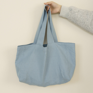 Bolsa de Compras Casual de Lona Orgánica con Logotipo Bordado Personalizado al por Mayor, Bolsa de Mano con Bolsillo - Product Image 2