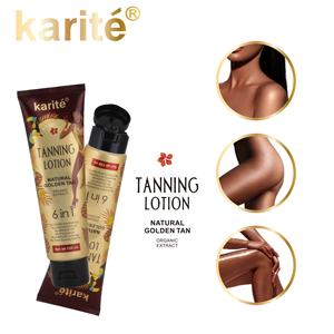 Loción Bronceadora Corporal Natural y Orgánica Karite de 120 ml, Autobronceador, Fabricante de Camas Solares, Personalización de Botellas, Marca Privada - Product Image 4