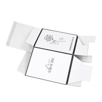 Personnalisation de l'impression du logo, gaufrage, laminage mat, papier recyclable, emballage de boîte à cosmétiques, boîte à rouge à lèvres