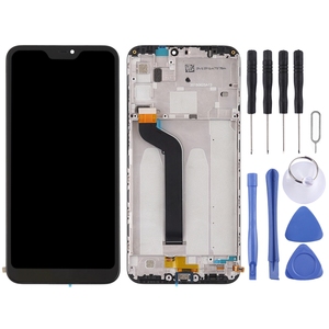 Écran LCD TFT avec numériseur et châssis complet de remplacement pour Xiaomi Redmi 6 Pro <span class=keywords><strong>A2</strong></span> <span class=keywords><strong>Lite</strong></span> – Pièces de réparation d'affichage – Noir - Product Image 2