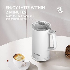<span class=keywords><strong>Mousseur</strong></span> à <span class=keywords><strong>lait</strong></span> électrique automatique 500W 350ml pour café et boissons, mélangeur et <span class=keywords><strong>chauffe</strong></span>-<span class=keywords><strong>lait</strong></span> du fabricant - Product Image 2