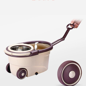 Dễ Dàng Cuộc Sống <span class=keywords><strong>360</strong></span> Xoay Ma Thuật Quay Lau Xô 2 Sợi Nhỏ Nạp Chất Lỏng Dispenser Đầu Hộp Sàn Làm Sạch Lau Hệ Thống - Product Image 4