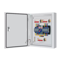 Armoire de distribution intérieure complète à double coupure avec alimentation double, équipement de contrôle de base pour l'ingénierie