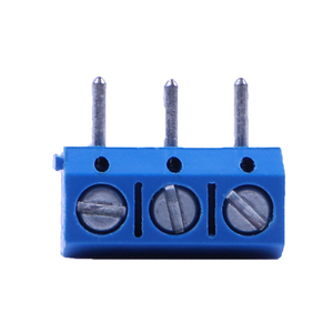 <span class=keywords><strong>3</strong></span> Pin connettore morsetto a vite 5.0mm connettore a vite ad angolo retto connettore cavo blu - Product Image 2