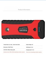 Starter Mobil 12V High Peak Grosir dengan Kompresor Udara 3-in-1, Booster Inflator Tugas Berat LED untuk Truk, Penyelamatan di Pinggir Jalan