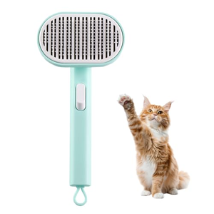 Cepillo para Mascotas OEM ODM para Eliminar Fácilmente el Pelo, Cepillo Delgado para Perros y Gatos, Seguro y No Daña la Piel - Product Image 1