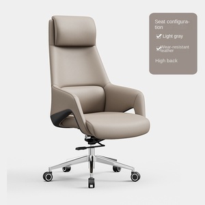 <span class=keywords><strong>Fauteuil</strong></span> de direction moderne haut de gamme en cuir, confortable, pivotant, réglable en hauteur, avec structure en fer, pour <span class=keywords><strong>bureau</strong></span> à domicile, chambre et cuisine, avec assise en mousse - Product Image 6
