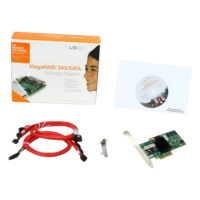 Carte de contrôle LSI00187 Interface PCIe 1.0a X8 Puce LSISAS1078 8 ports internes Cache 256 Mo 3 Gbit/s Pièces informatiques 8708EM2