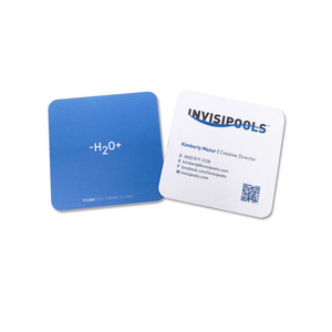 Tùy chỉnh thiết kế in ấn giấy vuông thẻ kinh doanh vuông thăm thẻ - Product Image 2