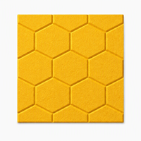 Autocollants acoustiques en feutre doux et sans formaldéhyde, écologiques, pour bureau, studio et maison, réduisant le bruit acoustique