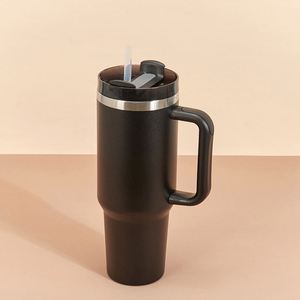 40oz H2.0 Handle <b>Car</b> Travel <b>Mug</b> Vacuum Tumbler Lid Straw Non-Slip Base ODM OEM Custom Color - Product Image 6