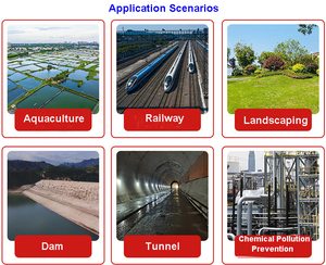 แผ่นรองบ่อ HDPE TPU ขนาด 6 มม. ความหนา 45 ล้านส่วน สามารถปรับแต่งได้ - Product Image 2