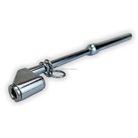 Nouveau manomètre pneumatique MAXIWORLD en acier 10-150 PSI robuste à double tête droite pour service automobile