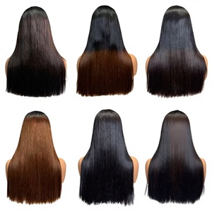 Letsfly Promotion 2x6 Lace Closure <b>Wigs</b> Virgin Hair <b>Wigs</b> 100% Human Hair Bone Straight Super Double Drawn 12A Wholesale Factory - Product Image 1