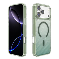 Nouvelle coque de téléphone magnétique antichoc en TPU et PC transparente pour iPhone 16 17 18 Pro Max