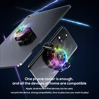 Radiateur magnétique pour téléphone portable avec affichage numérique de la température, contrôle intelligent par IA et refroidissement semi-conducteur