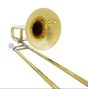 ALEX-<span class=keywords><strong>Trombone</strong></span> pour débutants en laiton laqué doré - Product Image 3