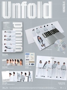 MONSTA X UNFOLD Photobook Ver. Álbum Completo Oficial Kpop CD Álbum Photobook Photocard Póster Edición Limitada Regalo - Product Image 2