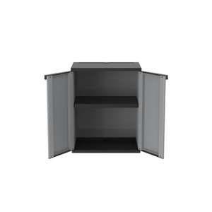 TERRY - 1002821 Gabinete exterior de 2 puertas 68x37,5x85 - 1 estante interior ajustable-ARMARIOS EAN 8005646028212 - Product Image 2