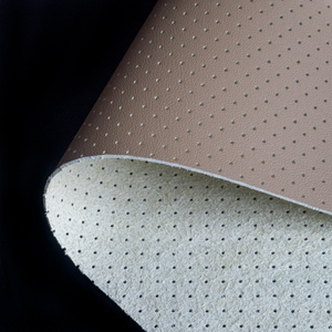 Mẫu miễn phí tùy chỉnh PU sợi nhỏ da tổng hợp Da Đục Lỗ Vải cho giày xe ghế ô tô bọc - Product Image 6