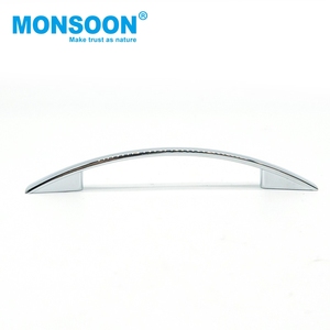 Minimalist Design Furniture Kitchen Cabinet Door <b>Pull</b> Handle Hidden Zinc Alloy Lever 96mm Wardrobe Handle <b>for</b> Hotel - Product Image 2