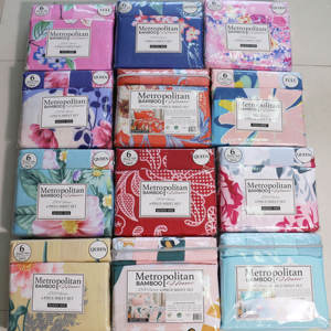 Juego de Sábanas Queen Estampadas de 6 Piezas con Funda de Almohada de la Colección Home al por Mayor - Product Image 5