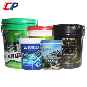 Dễ dàng mở Top Đồng bằng màu trắng PP xô tái sử dụng sơn lưu trữ <span class=keywords><strong>container</strong></span> 15 <span class=keywords><strong>LTR</strong></span> nhựa pails với Covers - Product Image 3