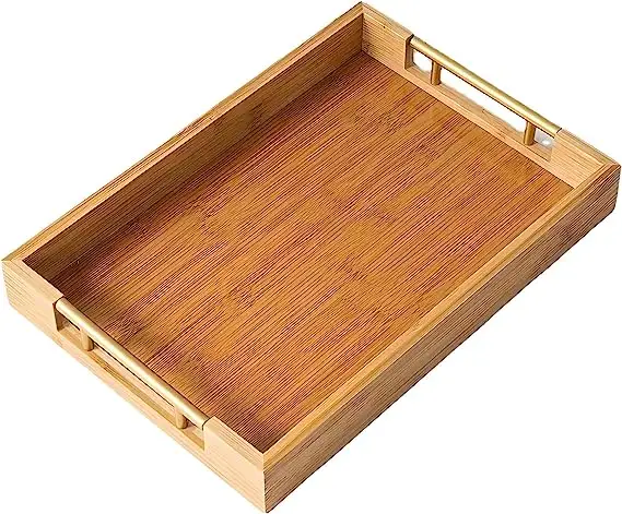Hot Sale Custom handgemachte natürliche Holz Serviert ablett für Teller Teller Set
