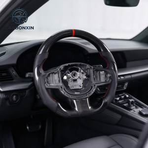 Maßgefertigtes Leder-Lenkrad mit geschmiedeter Kohlefaser für Volvo XC70 XC90 XC60 XC40 S90 S60 2018 2019 2020 2021 2022 2023 2024 2025 - Product Image 3