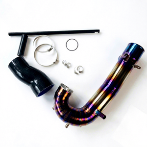 Kit Tubo di Aspirazione Turbo in Titanio Completo per Honda <span class=keywords><strong>Civic</strong></span> 11a Gen 1.5T <span class=keywords><strong>2022</strong></span>+ Tubo di Aspirazione Aria Blu Bruciato - Product Image 1