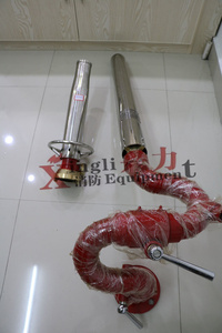 Фиксированный высококачественный противопожарный пистолет DN100 PL60 противопожарный водяной монитор противопожарный пенный монитор - Product Image 6