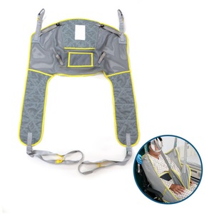 Harnais réutilisable d'hoyer de levage de patient de dispositif médical lit à chaise élingue mobile de <span class=keywords><strong>hamac</strong></span> rembourré en maille usine OEM - Product Image 1