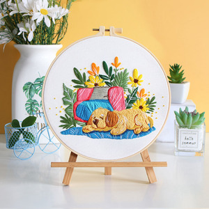 <span class=keywords><strong>Kit</strong></span> de <span class=keywords><strong>bordado</strong></span> de perro hecho a mano DIY para <span class=keywords><strong>Amazon</strong></span> gran oferta tela de algodón Original nuevo diseño de <span class=keywords><strong>bordado</strong></span> estéreo <span class=keywords><strong>bordado</strong></span> - Product Image 6