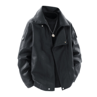 Veste coupe-vent en cuir imperméable tendance pour hommes, disponible en tailles M/L/XL/2XL