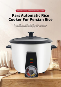 <span class=keywords><strong>Olla</strong></span> Arrocera Persa Crujiente de Acero Inoxidable de 10 Tazas, 700W/900W, con Temporizador de 60 Minutos, Interruptor Automático y <span class=keywords><strong>Olla</strong></span> Extraíble - Product Image 4