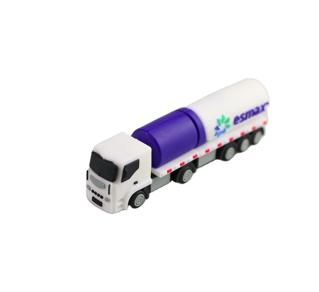 Promotional Gift Custom 3D Shape PVC Oil tank USB Flash Drive, Promotional Custom Oil Truck3D Usb Flash Drive 8gb 16gb 32gb 64gb