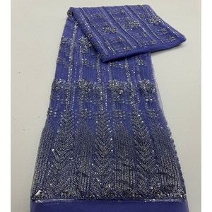 <span class=keywords><strong>Tissu</strong></span> de dentelle de mariée perlée robes de mariée sirène blanches de luxe - Product Image 4