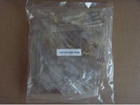 Prise modulaire RJ45 mâle 8P8C Cat6 blindée avec barre de chargement pour câbles 26AWG, prise modulaire Cat6a