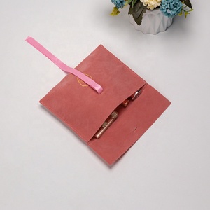 Vente en gros enveloppe imprimée avec logo personnalisé bracelet chaîne à pression collier <span class=keywords><strong>pochette</strong></span> à bijoux sac d'emballage petits pochettes à bijoux en velours - Product Image 3